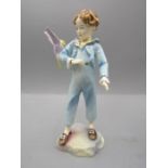 Royal Worcester #3087 boy with parakeet