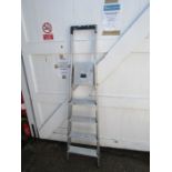 Metal step ladder