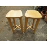 A pair of stools