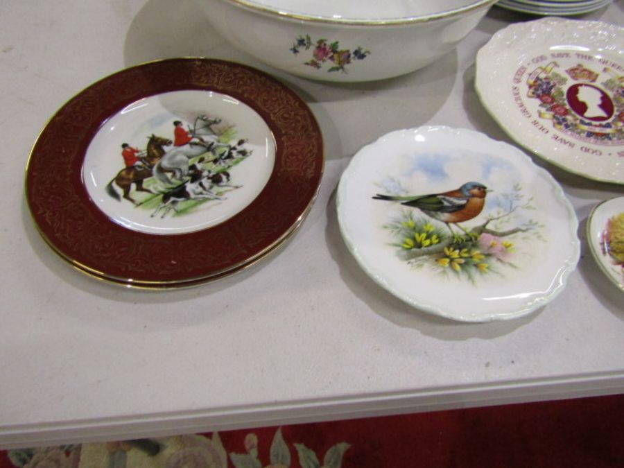 Wash bowl and mixed plates to include Alfred Meakin etc - Image 2 of 6