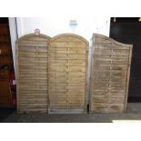 3 fence panels 88x180cm approx