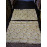 2 vintage quilts 5ftx 3.5ft