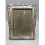 A silver front photo frame