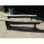 pair of benches 210cm long