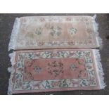 2 vintage rugs 4'x2'