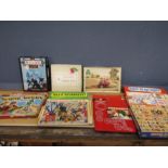 Vintage games inc Magic Roundabout, Spirograph, Norwich wooden puzzle etc