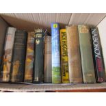3 boxes of collectable books inc detective fiction and Collins crime club