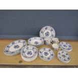 Johnson Brothers blue and white tableware