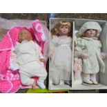 Samantha L Gregory 'Reborn'  doll and 2 other dolls