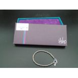 Sterling silver (925) bracelet by HiHo Silver in box 20cm approx.