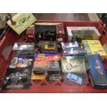 Tray of boxed diecast vehicles