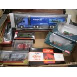 8 boxed diecast commercial vehicles to inc Motorart 150 scale Volvo arctic