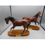 2 Beswick spirit horses