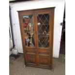 Old Charm style display case H184cm W100cm D40cm approx