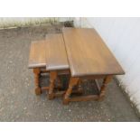 Old Charm nest of 3 tables