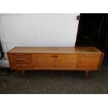 Mid century sideboard H74cm W214cm D47cm approx