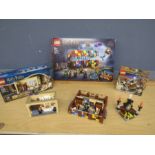 3 x Lego Harry Potter 'Sorting hat' 'Hogwarts' and Hogwarts Magical Trunk. All complete with boxes