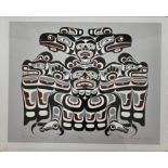 After Mark Henderson Artists Proof Silkscreen Print "Raven Transfomation", Canadian First Nation art