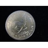 1953 South Africa coronation silver coin