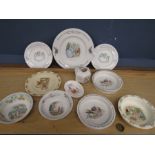 Peter Rabbit by Wedgwood and Bunnykins breakfast bowl, plates, mugs and money box