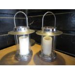 2 candle lanterns