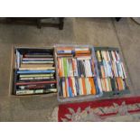 3 Boxes of mixed books