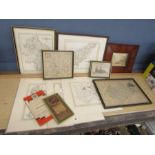 Collection of framed and unframed maps