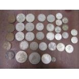 Various coinage inc Shillings, Florins, Penny's etc