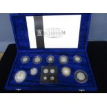 Royal Mint 2000 UK Millennium Silver coin set