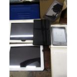 Samsung tablets, 2 Kindles and a tablet case