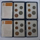 Four set of Britains First Decimal coins