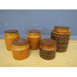 Hornsea retro ceramic canisters