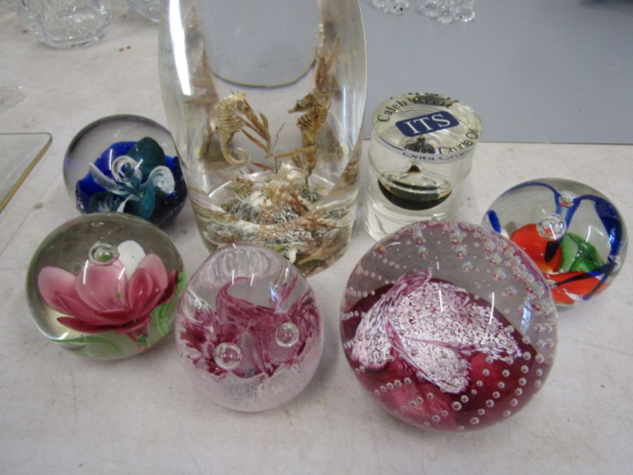 Various paperweights