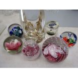 Various paperweights