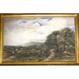 JAMES ORROCK R.I., R.O.I. (SCOTTISH 1829-1913), large watercolour landscape signed lower right "