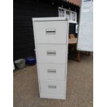 Filing cabinet with key