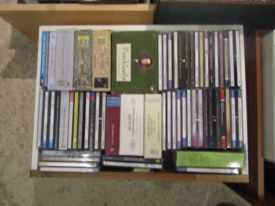 7 Drawers of classical CD's and a box of DVD's - Image 3 of 7