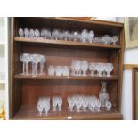 Waterford crystal 97 piece glass suite including decanter, hock, champagne, white wine, claret,