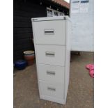 Filing cabinet with key