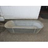 Galvanised bath H30cm L136cm approx