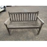 Hardwood garden bench