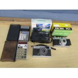 Vintage cameras and calculators