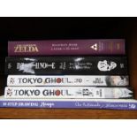 5 Anime books inc Tokyo Ghoul, Legend of Zelda