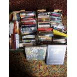 Box of mostly paperback novels