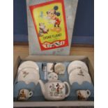 Beswick Disney Mickey Mouse china tea set in original box.