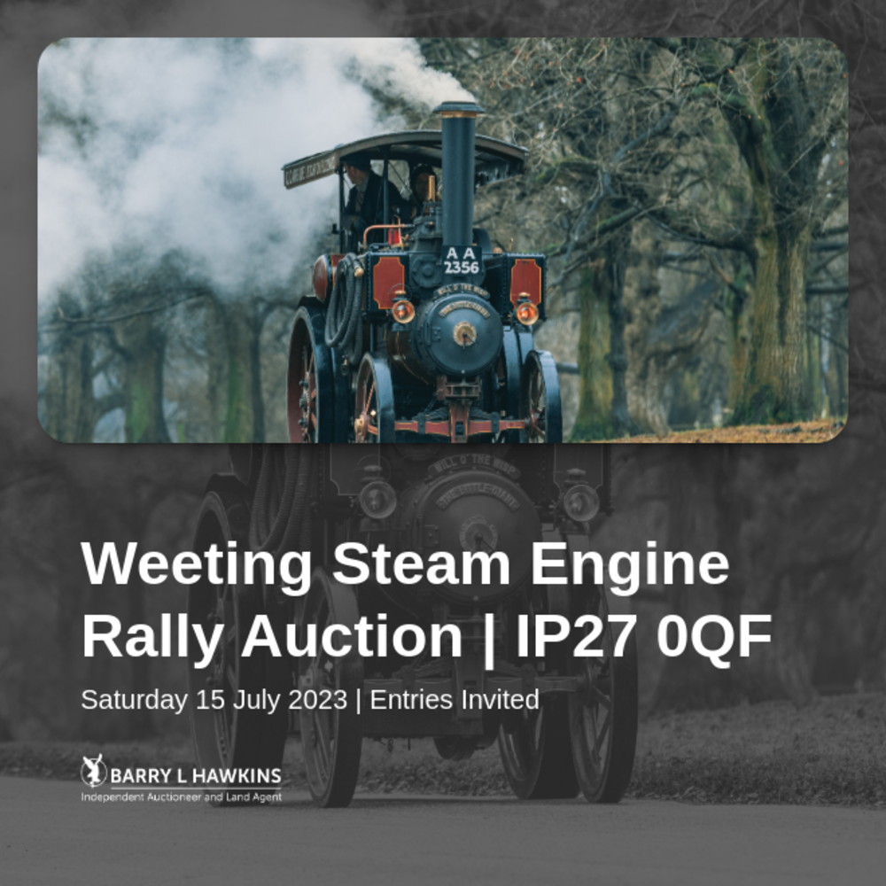 Weeting Steam Engine Rally Auction