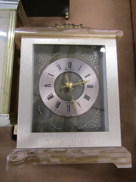 5 carriage clocks and 1 anniversary - Image 4 of 7