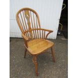 Windsor stick back armchair