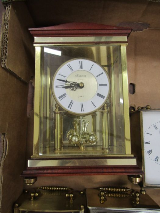 5 carriage clocks and 1 anniversary - Image 2 of 7