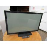 Panasonic 42" TV with remote from a house clearance